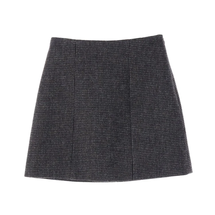 샵엠 shop m 메리노 울 알파카 블렌드 스커트 이미지