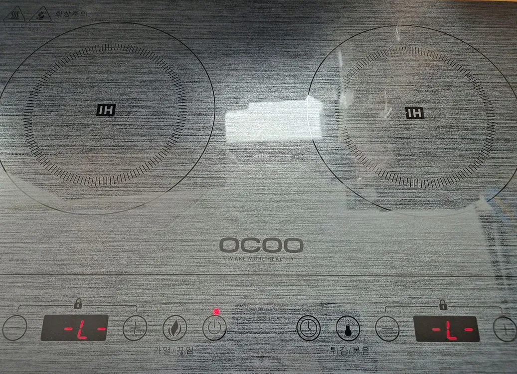 오쿠 프리미엄 IH 2구 전기레인지 OCC-IH2500H인덕션 이미지