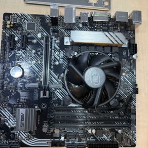 ASUS PRIME B460M-A 메인보드, i7-10700F CPU 이미지
