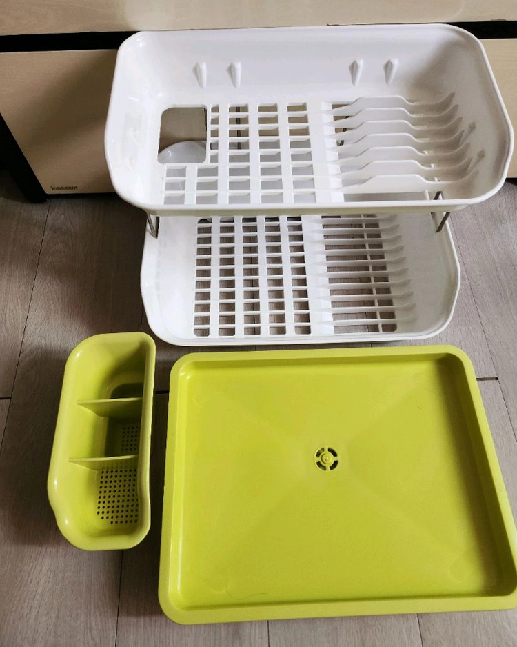 창신리빙 식기건조대 2단 설거지 그릇 접시 컵 수저젖병 생활용품 주방용품 이미지