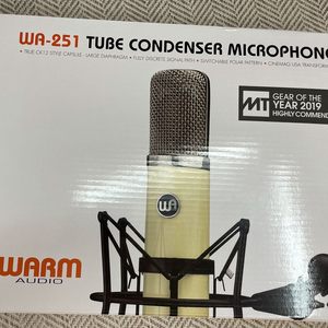 Warm Audio WA-251 웜 오디오 진공관 콘덴서 마이크 팝니다(풀박,진공관 교체) 이미지