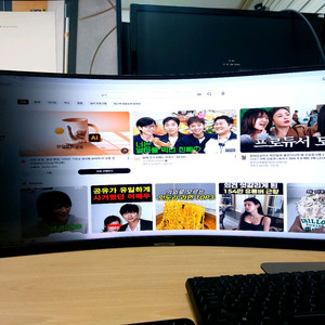 삼성 34인치 울트라와이드 커브드 모니터 S34A650UX 이미지