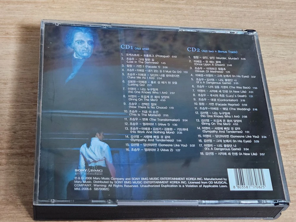 2006 지킬 앤 하이드 : 전곡 녹음 수록반 (2CD) 이미지