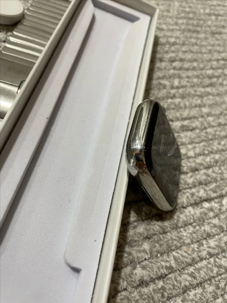 애플워치7에르메스 45mm 실버 S급 이미지