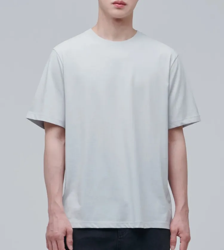 무신사 스탠다드 쿨탠다드 베이식 크루넥 반팔 티셔츠 XL 애쉬그레이 무탠다드 반팔티 이미지