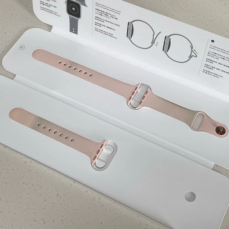 애플워치 정품 핑크샌드 스포츠 밴드 40, 41mm 이미지