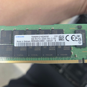 삼성 64GB DDR4-3200 2Rx4 서버램 (동일 년도, 시기 로트 다수 보유) 이미지
