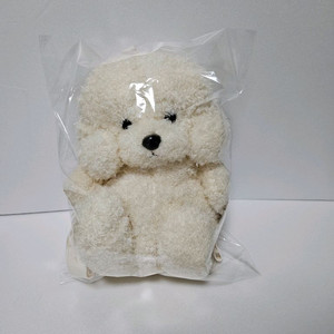 강아지 백팩 가발 인형 이미지