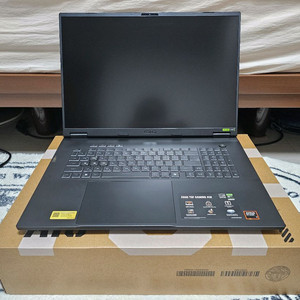 ASUS TUF Gaming A18 RTX 5060 ㅡ 윈도우 포함, 상태 최상! 이미지