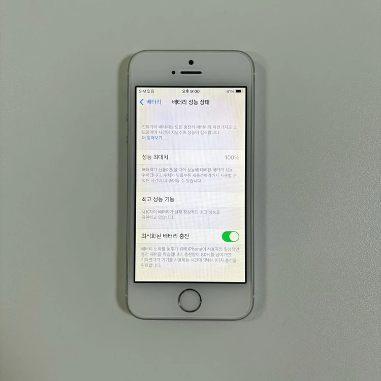 [32GB] 아이폰se1 실버 se 이미지