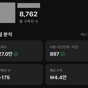유튜브 채널, 국내로만 구독자 모았습니다, 쿠팡 쇼핑가능 이미지