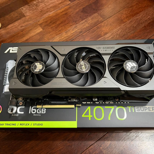 ASUS TUF Gaming RTX 4070 Ti SUPER​ 16GB 판매 이미지