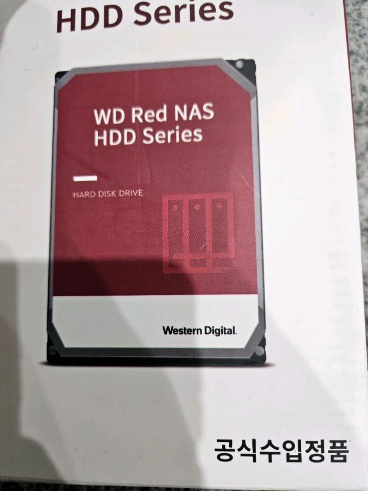 WD Red Pro 16TB NAS HDD WD161KFGX(미사용) 이미지