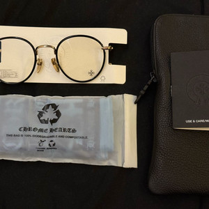 크롬하츠 퍼킨 블랙골드 안경 Chrome Hearts Firkin Black Gold 이미지