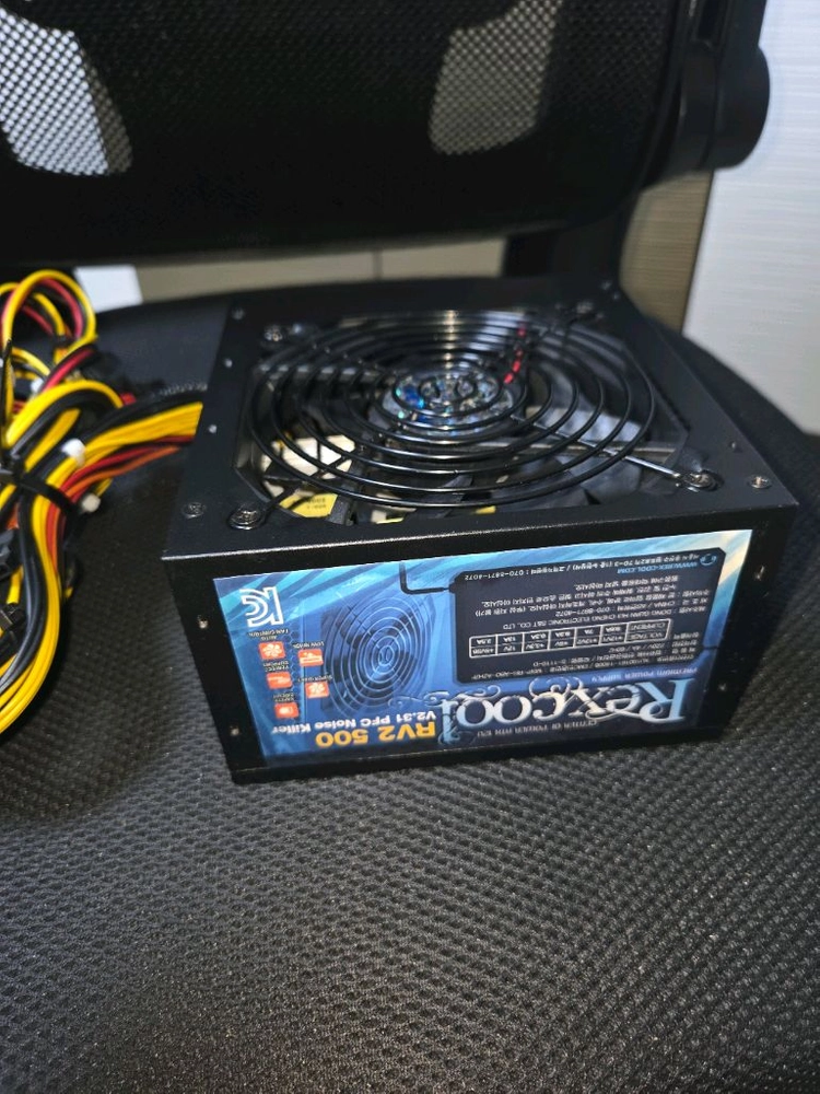 500W 컴퓨터 파워서플라이 이미지