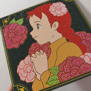 완성품)빨간머리앤외 보석십자수 4종(25x25cm) 이미지