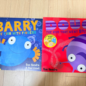 Sue Hendra Barry the fish with fingers 원서 2종 택포 이미지