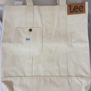 Lee 빈티지 로고 포켓 에코백 아이보리 이미지