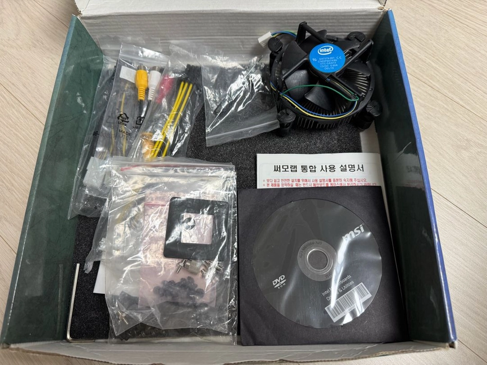 i5 6600 + MSI B150M 박격포 + 써모랩 트리니티 쿨러 이미지