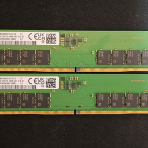 컴퓨터 삼성 메모리 DDR5 4800B 32GB(16GB두개) 이미지