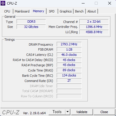 삼성 DDR5 32GB 5600MHz 싱글 메모리 이미지