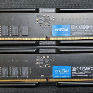마이크론 크루셜 DDR5 32GB 16GB 2장 5600MHz 국내 정품 이미지