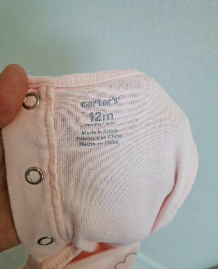 카터스 바디슈트 / 신생아 여자아기옷 / carters 바디수트 12M 이미지