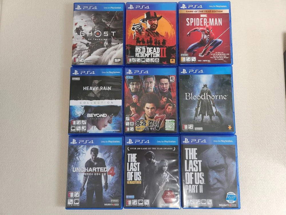 [익산 직거래]PS4 pro 블랙 및 타이틀 명작 16개 판매 이미지