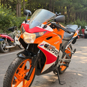 cbr125r 15년 1만 랩솔 에디션 오렌지 이미지