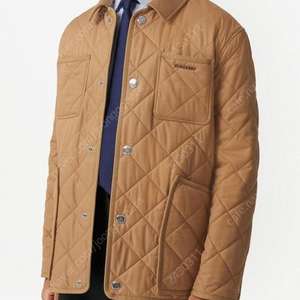 BURBERRY 버버리 다이아몬드 퀼팅 로고 남성 자켓 23SS 8058116 판매 이미지