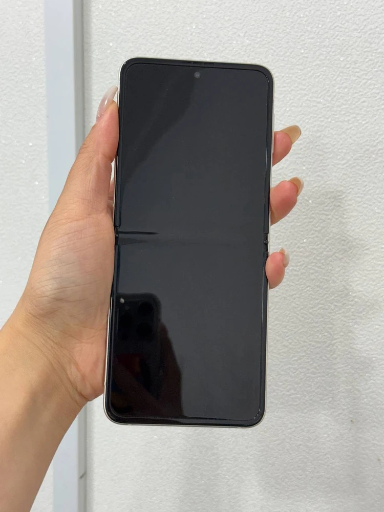 액정깨끗)갤럭시Z플립3 크림 256GB Y1923 이미지