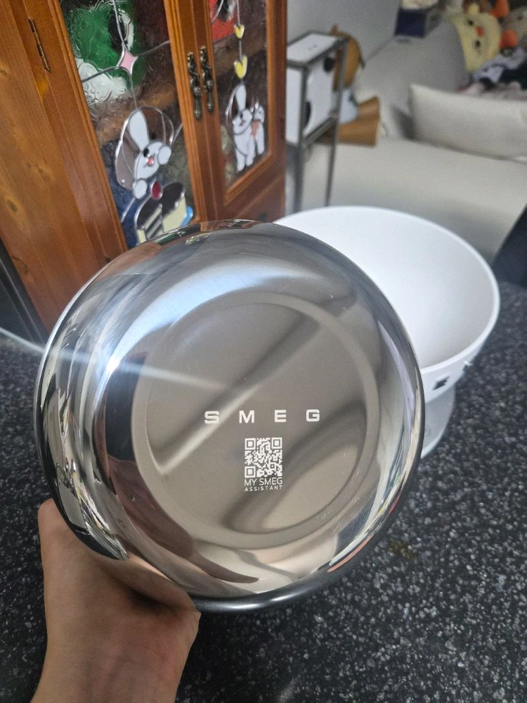 스메그 SMEG 디지털 주방저울 디지털 베이킹 전자저울 계량 화이트 이미지