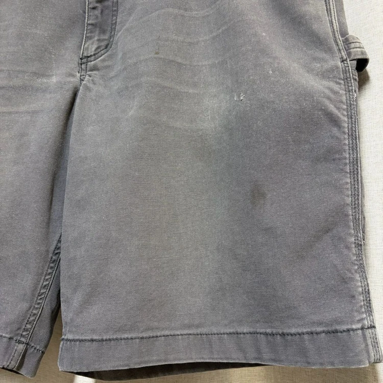 칼하트 카펜터 쇼츠 그레이 W40 워크웨어 반바지 이미지