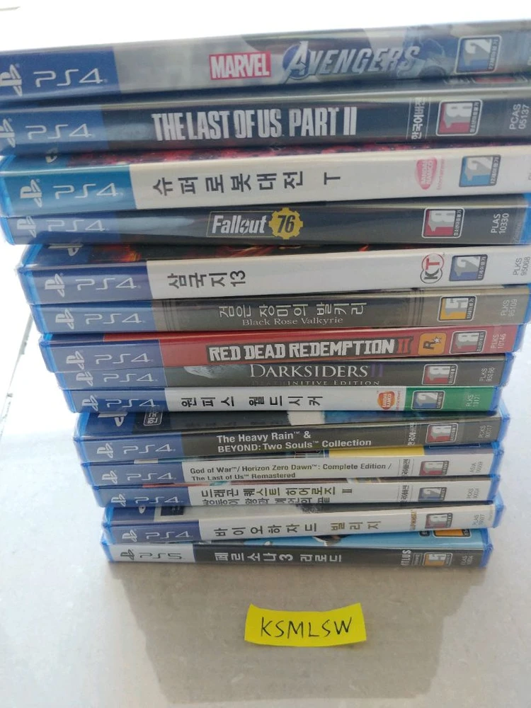 ps4 ps5 플스4 미개봉 타이틀 페르소나3리로드 다크사이더스2 삼국지13 이미지