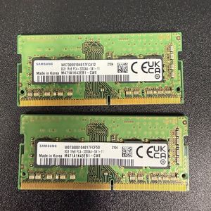 노트북용 DDR4 3200MHz 8GB 메모리 2개 세트 팝니다. 이미지