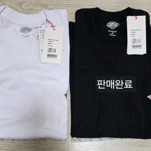 단톤 로고 남성 포켓 반팔티셔츠 26SS 화이트 xl 이미지