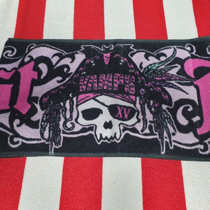 VAMPS 뱀프스 스컬 머플러 타올 굿즈 HYDE 하이도 이미지