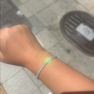 1부 랩다이아 14k 테니스팔찌 새상품 이미지