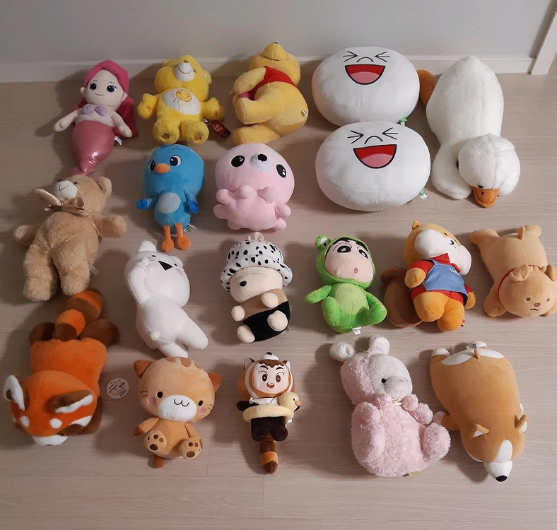 대형 곰인형, 마이멜로디 라인프렌즈 도라에몽 이미지