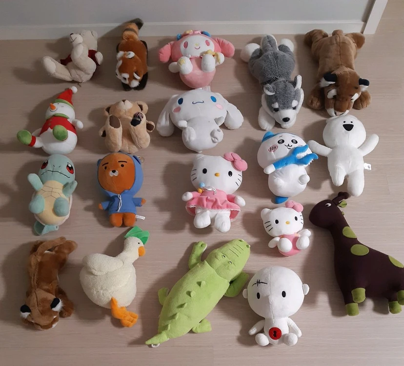 대형 곰인형, 마이멜로디 라인프렌즈 도라에몽 이미지