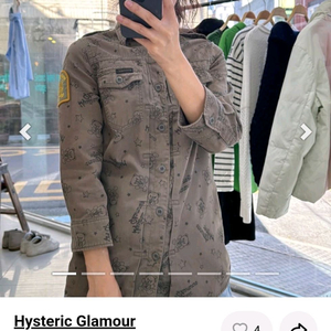 정품) 히스테릭글래머 베어패치셔츠자켓 이미지