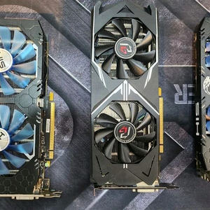 RX580 RX570 8G 4G ( GTX1060 동급) 그래픽카드 팝 이미지