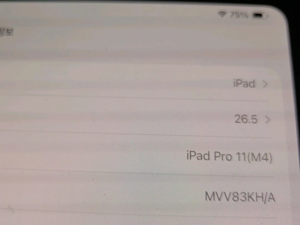 아이패드프로 11 m4 256gb wifi 5세대 스페이스블랙 이미지