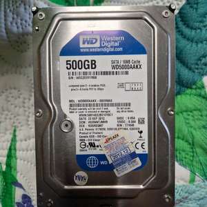 WD 하드디스크 500gb 5개 이미지