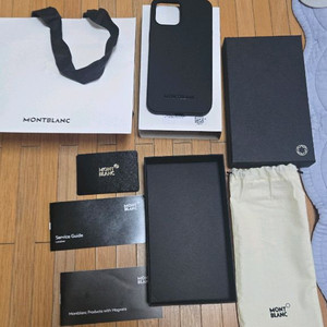 MONTBLANC 몽블랑 아이폰12 프로맥스 핸드폰 케이스 판매합니다 이미지