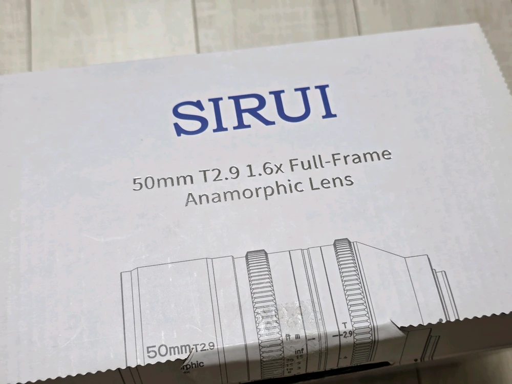시루이 아나모픽 아나몰픽 50mm t2.9 파나소닉 L마운트 시네마렌즈 이미지