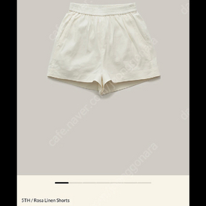 샵엠 Rosa Linen Shorts 아이보리 (새상품) 이미지