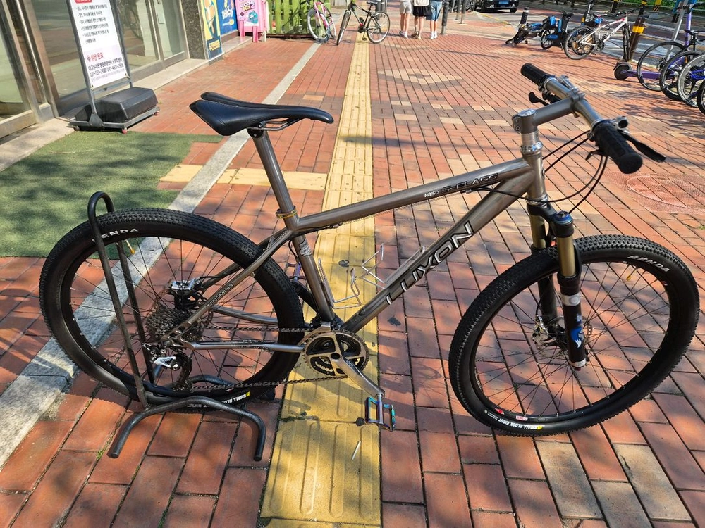 룩손 티타늄 MTB 자전거 (XTR) 대차 가능 이미지