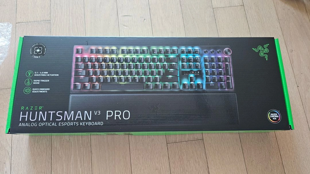 (미개봉) 레이저 헌츠맨 V3 Pro 게이밍 키보드 판매 이미지
