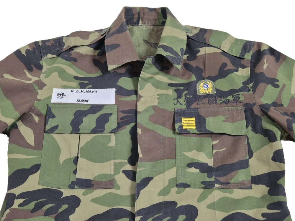 해군 구형 예비군 병장 하계 사제 맞춤 전투복 세트 (M) 이미지